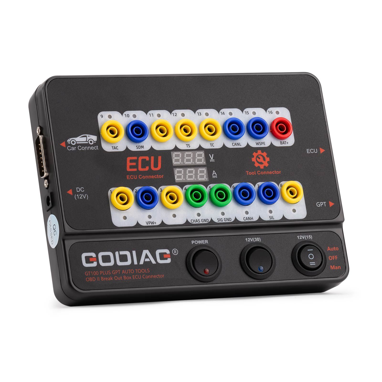 2025 GODIAG GT100 PLUS GPT ENET DOIP 24V-12V AUTO TOOLS OBD II Break Out Box ECU Connector