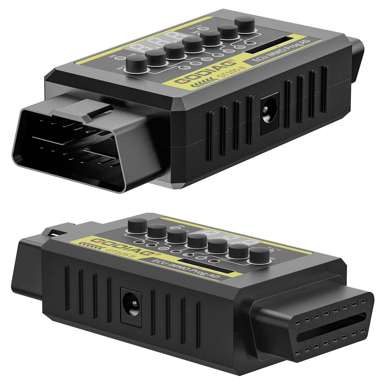 GODIAG ECU IMMO Prog AD GT105 II Break Out Box ECU Connector + Full Protocol OBD2 Universal Jumper Breakout Tricore Cable