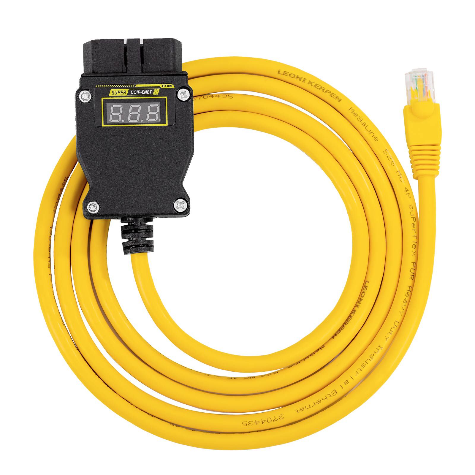 2024 GODIAG GT109 DOIP ENET with Voltage Display DOIP Diagnostic Programming Coding Adapter for BMW Benz VW Audi