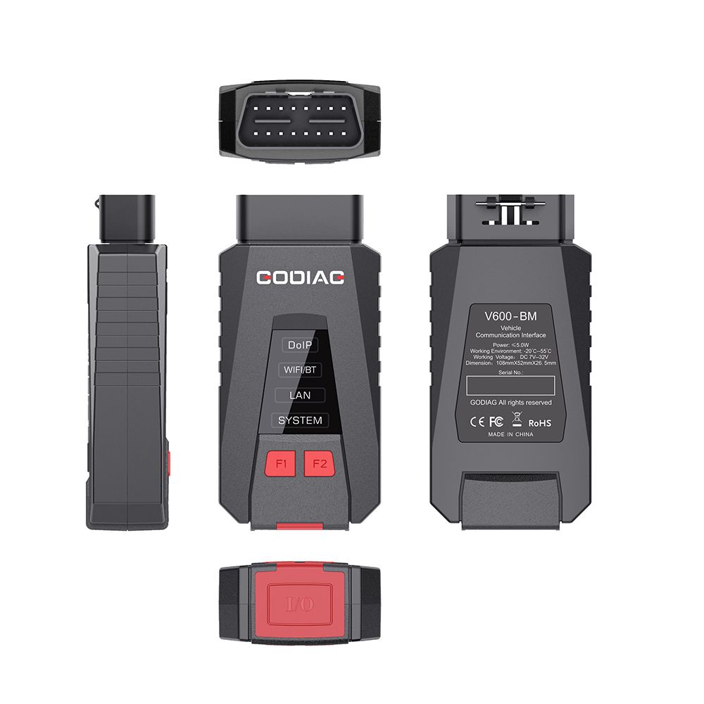 V2022.6 GODIAG V600-BM Diagnostic and Programming Tool for BMW with ISTA-D 4.35.20 ISTA-P 3.70.0.200 Support Engineer Programming