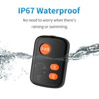 GPS Tracker for The Elderly RF-V51 Compatible with 4G LTE/3G WCDMA/2G GSM SOS Alarm Two-way Voice Tracking Artifact Waterproof