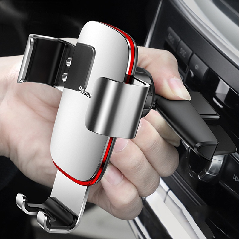 Gravity Car Phone Holder for Car CD Slot Mount Stand for iPhone 12 11 X Pro Max Samsung Metal Cell Mobile Phone Holder