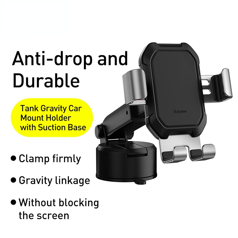 Gravity Car Phone Holder Car Mobile Support Suction Cup Adjustable Cell phone Holder In Car For iPhone Samsung Xiaomi