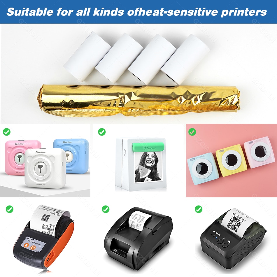 57*30 Thermal paper Receipt printer paper POS printer 57mm paper 57*30mm for Mobile POS mobile printer paper