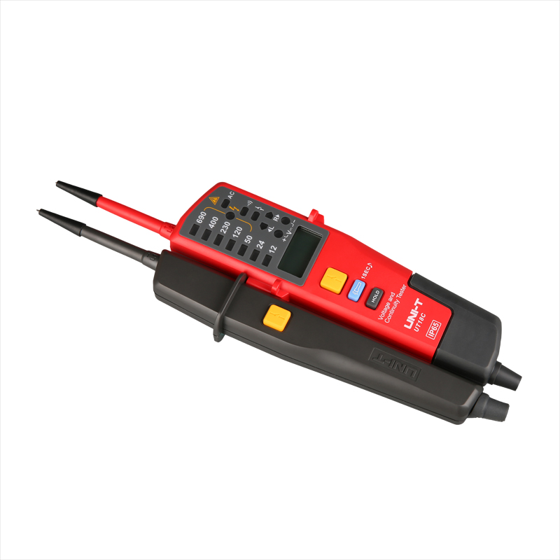 UNI-T UT18C High Voltage Continuity Tester Meter AC Digital Voltmeter LED Indicator Detector Voltage Display RCD Phase Rotation