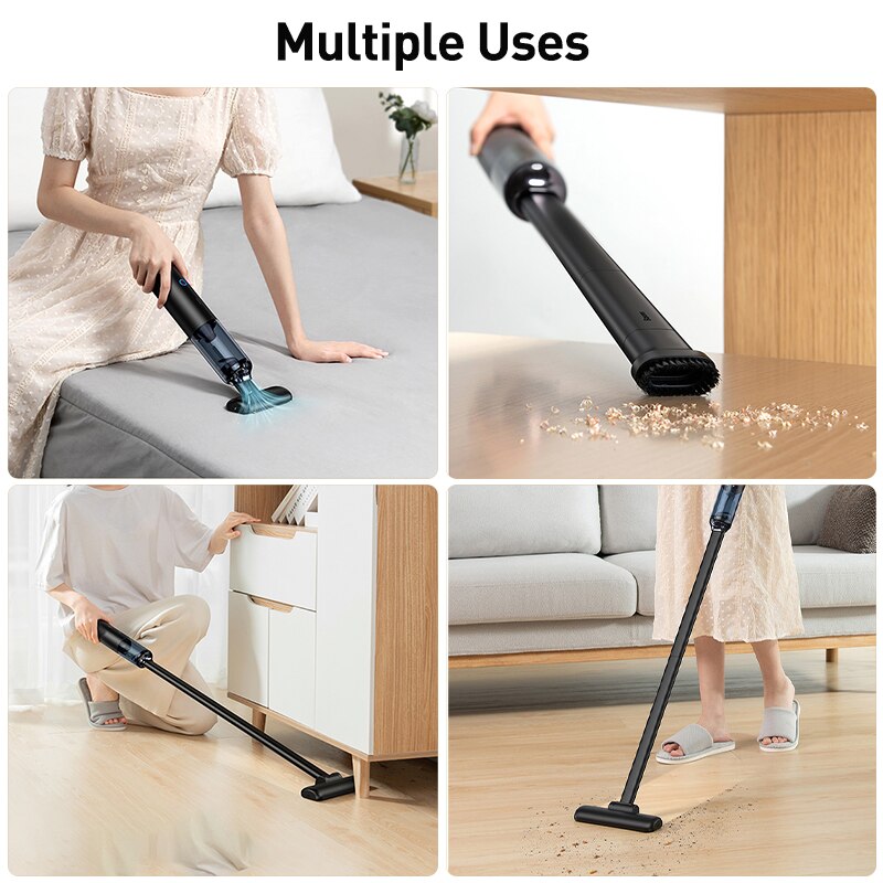 H5 Wireless Vacuum Cleaner 16KPa Powerful Handheld Cordless Dust Collector Portable Home Car Vacuum Cleaner