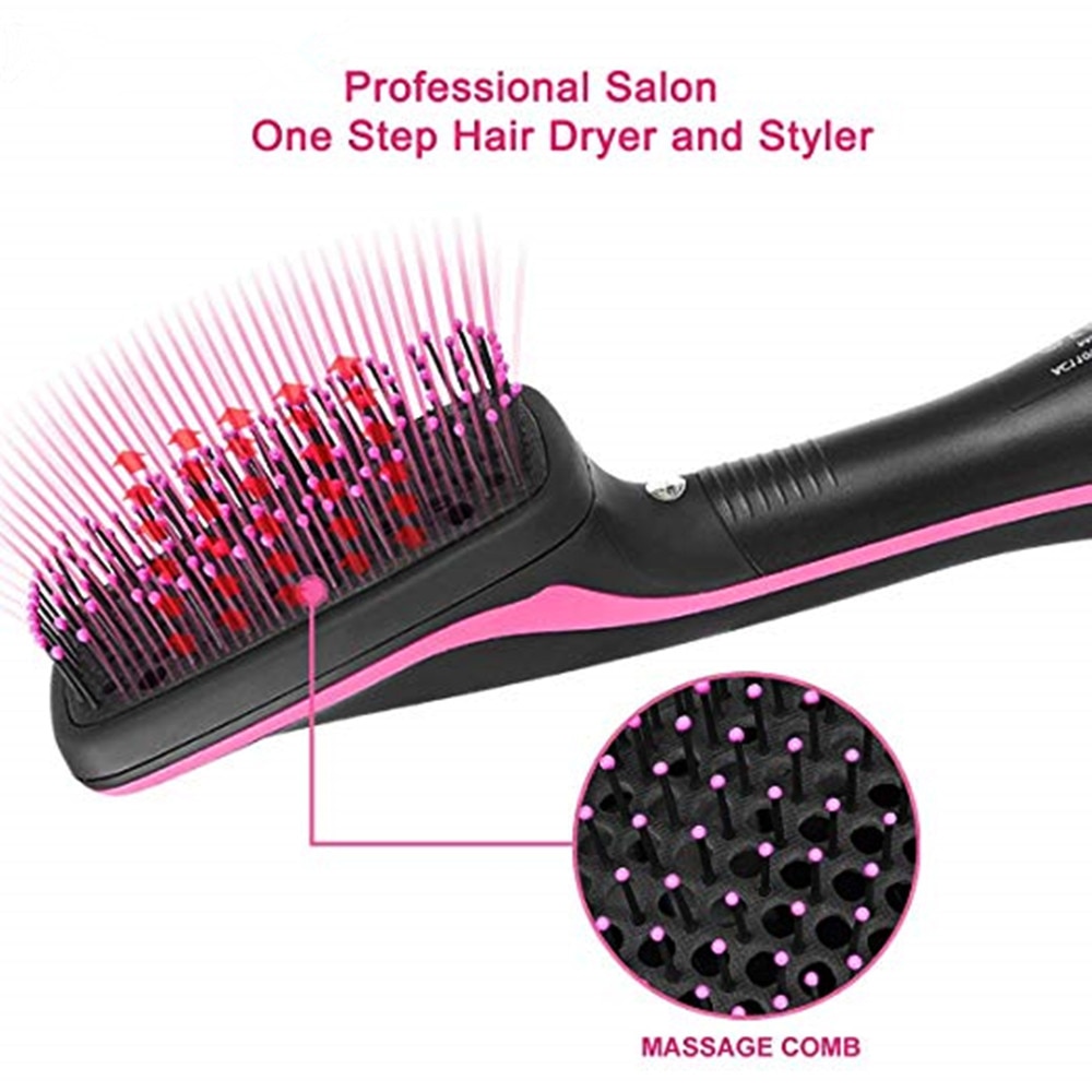 Hair Dryer Brush Blow Dryer Hair Styler Hot Air Comb One Step Hair Dryer and Volumizer 3 in 1 Blower Brush Hairdryer Hairbrush