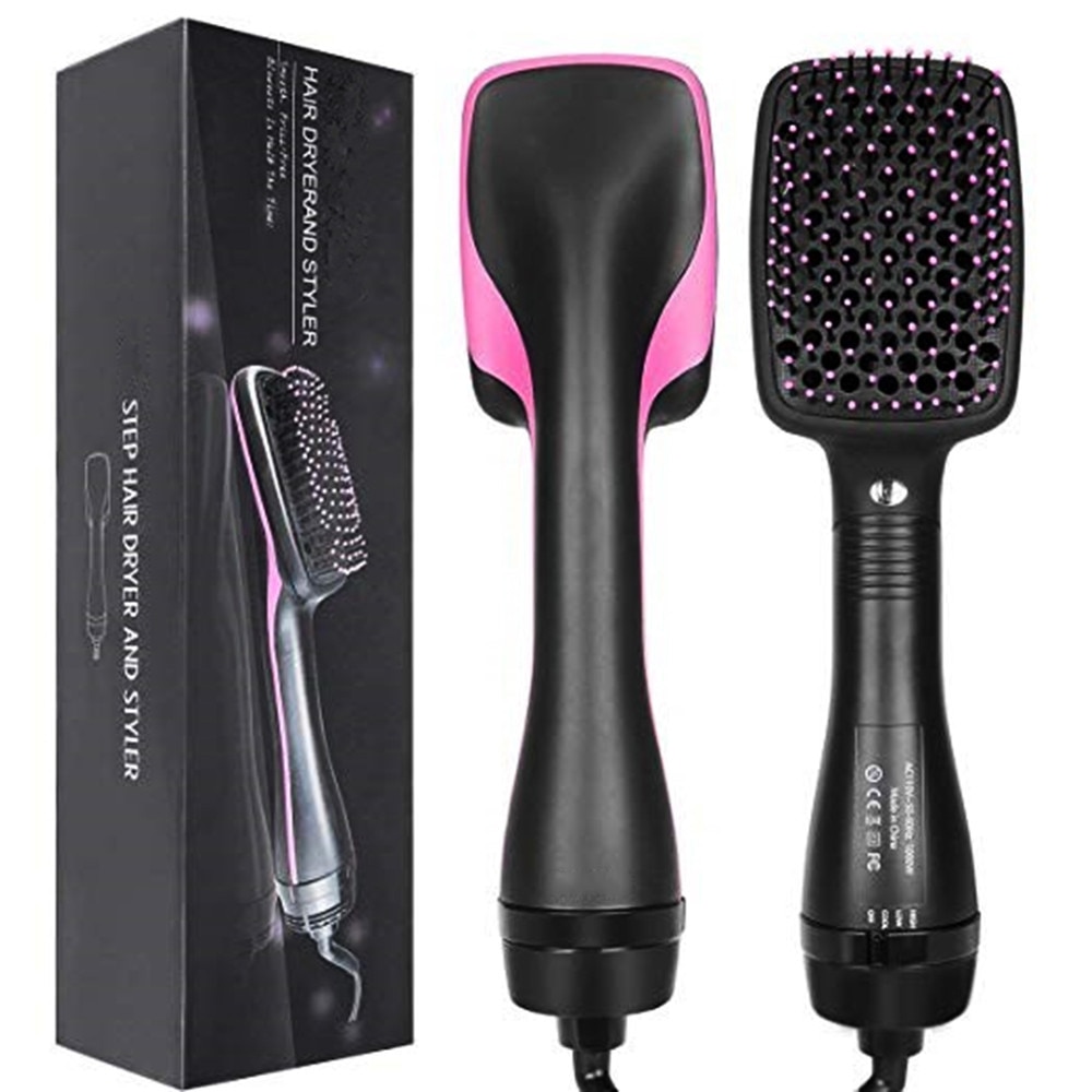 Hair Dryer Brush Blow Dryer Hair Styler Hot Air Comb One Step Hair Dryer and Volumizer 3 in 1 Blower Brush Hairdryer Hairbrush