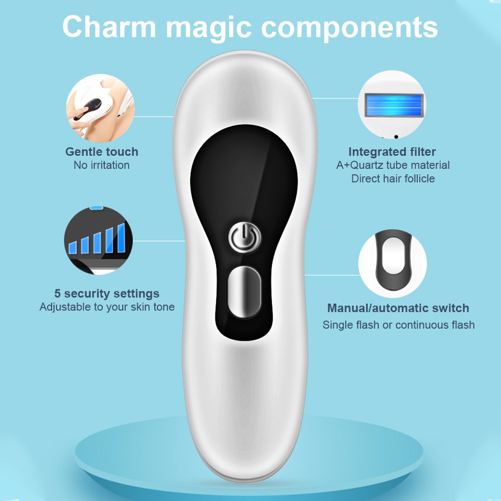 IPL Hair Removal Laser Epilator for women depiladora facial Permanent Body Arm Leg Bikini Trimmer Electric depilador Machine