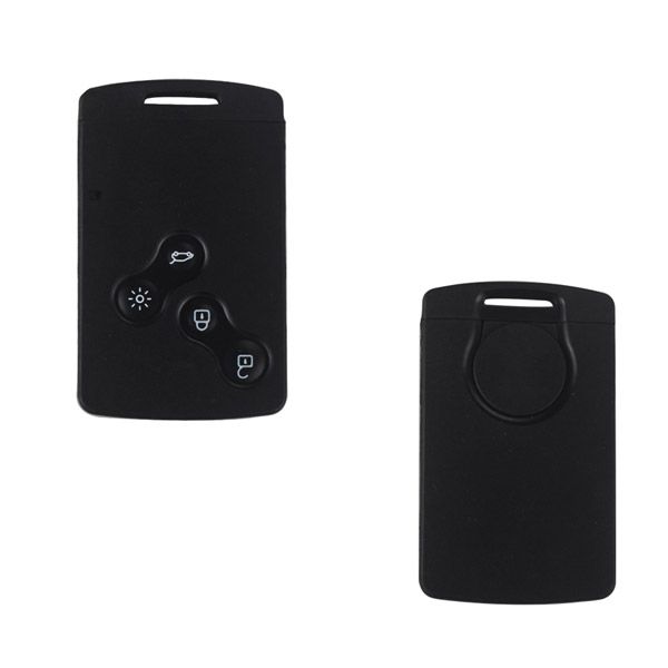 Half Smart Remote Key 4 Button 433mhz PCF7941(After Market) Sliver Logo for Renault