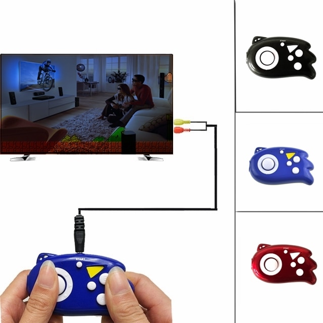Mini Pocket Video Game Console 8 Bit Built-In 89 Classic Games Support TV Output Plug Handheld Game Player Best Kids Gift