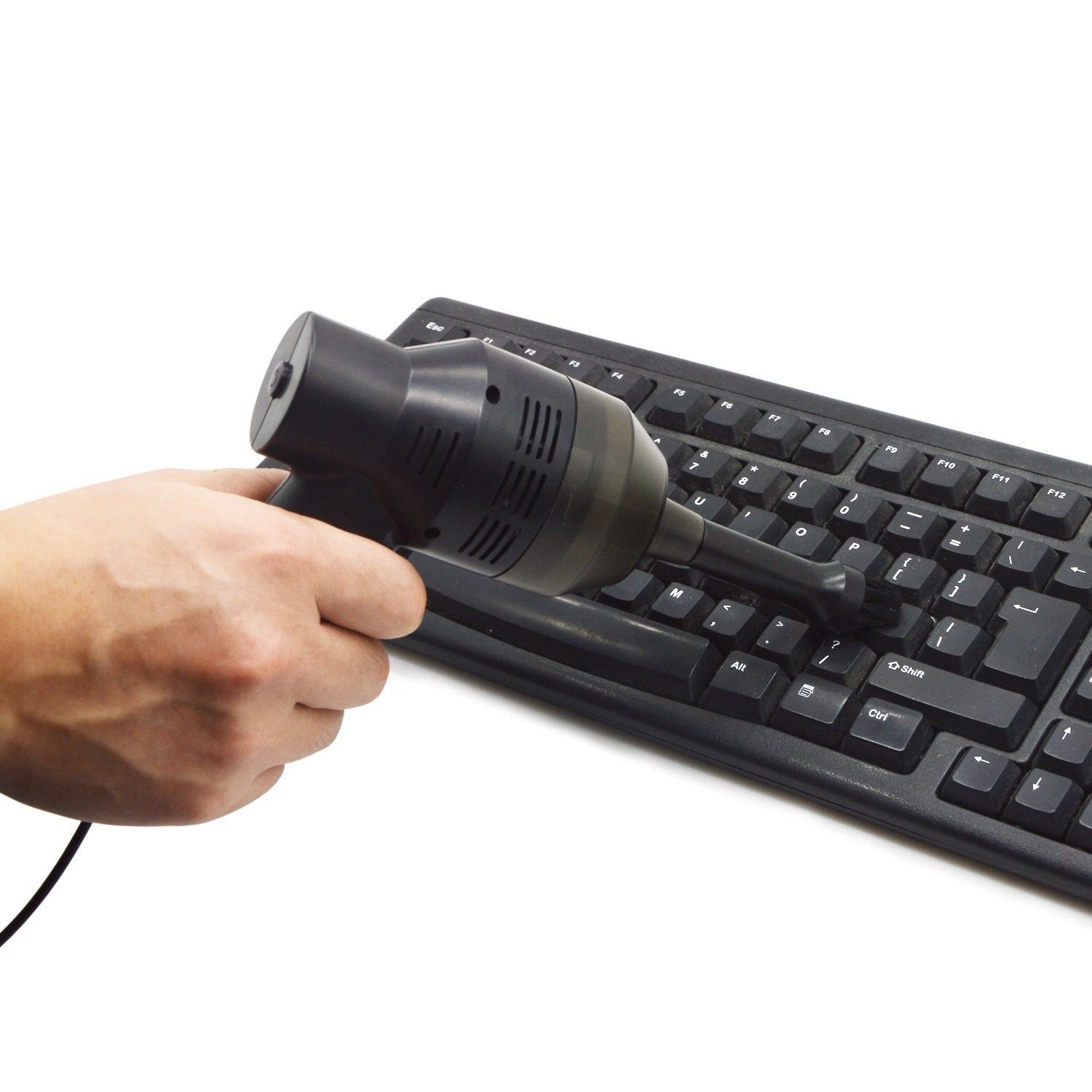 Portable Mini Handheld USB Keyboard Vacuum Cleaner Computer Dust Blower Duster for Laptop Desktop PC Computer Cleaner