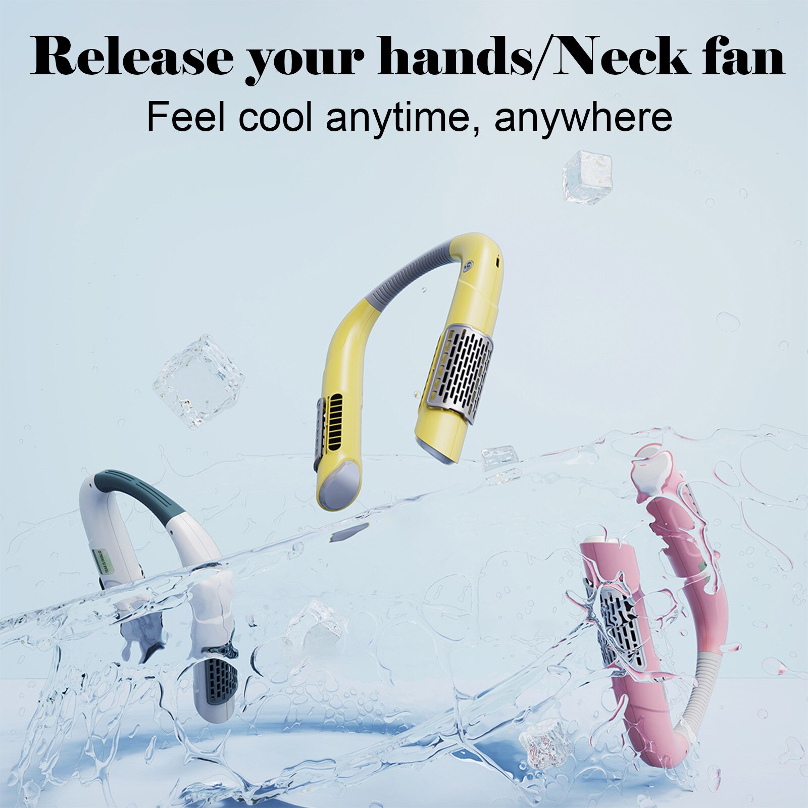 Hanging Neck Fan Creative Lazy Fan Electric Usb Charging Mini Lazy Small Fan Portable Outdoor Sport Small Fans Electric Fan