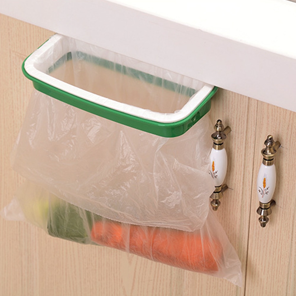 Portable Hanging Trash Garbage Bag Garbage Bag Holder Hanging Garbage Bags Storage Rack Holder For Kitchen Storage