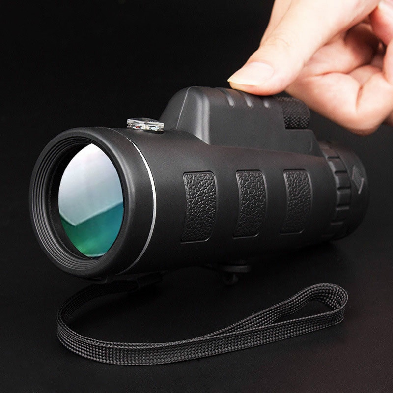 HD 40X60 Monocular Powerful Adventurer Compass Telescope Portable Outdoor Hunting Camping Bird Watching Travelling Telescope