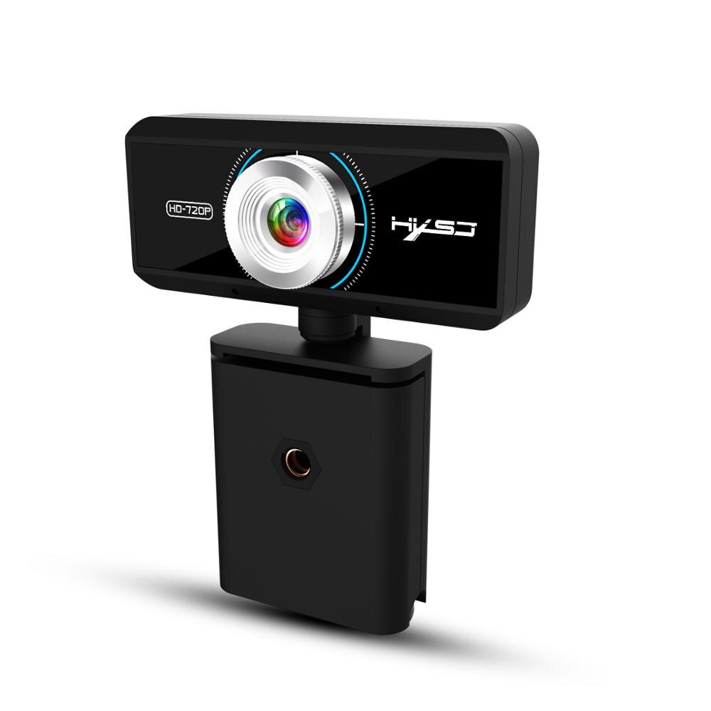 S90 HD webcam 720P web cam 360 degree rotating PC camera video call and recording with noise reduction microphone for PC