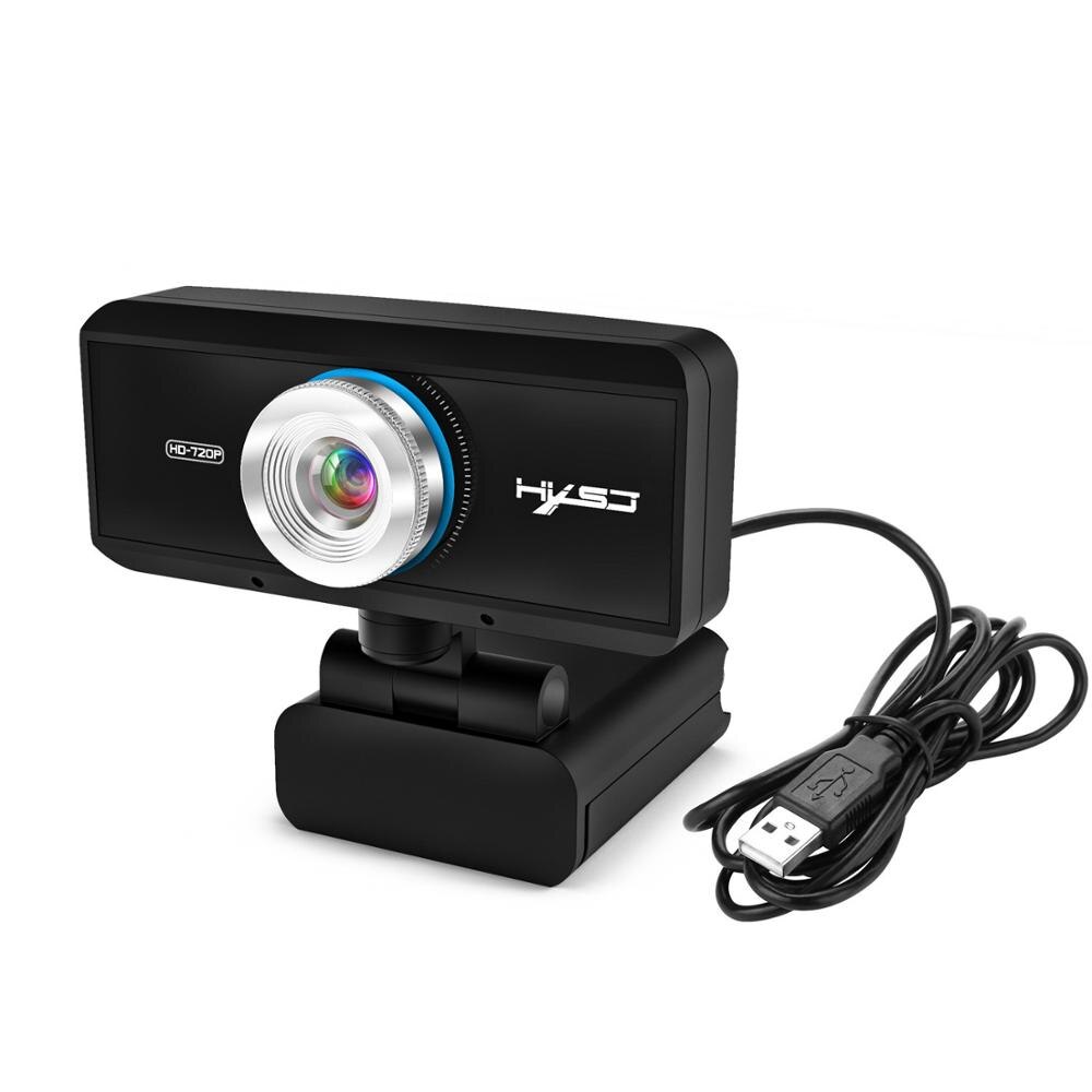 S90 HD webcam 720P web cam 360 degree rotating PC camera video call and recording with noise reduction microphone for PC