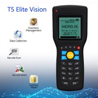 T5 Elite Vision Wireless 433MHz 1D Barcode Scanner Data Collector Inventory Management  EAN13 1D With Search Engine