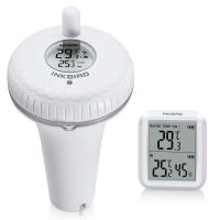 High Accuracy Wireless Pool Thermometer IBS-P02R IPX7 Waterproof Indoor & Outdoor Temperature Monitor for Swimming Pool