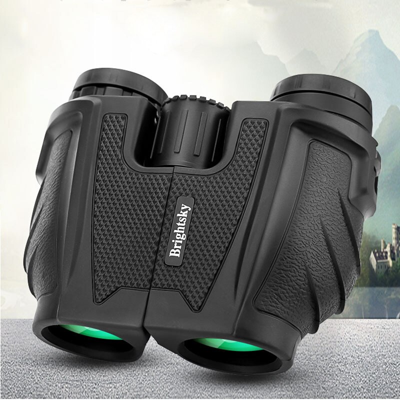 Portable High Power Hunting Binocular 12X25 BAK4 Prism Outdoor Camping Hiking Professional HD Telescopes Pocket Small Binoculars