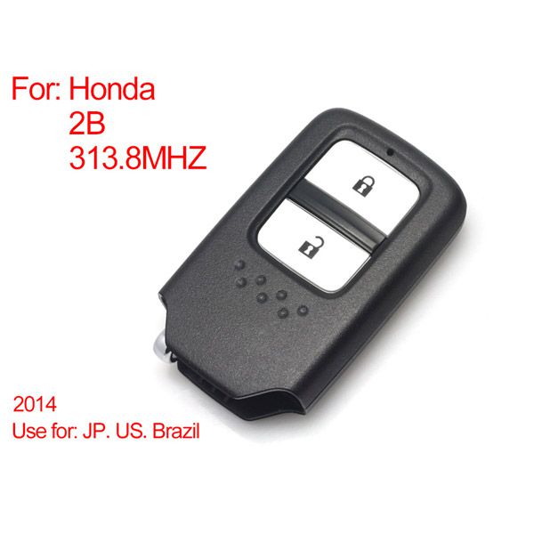Remote Control Key 2Buttons 313.8MHZ (Blue) for Honda Intelligent