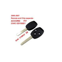 2005-2007 Remote Key 3 Button And Chip Separate ID:48(315MHZ) for Honda Fit ACCORD FIT CIVIC ODYSSEY