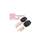2005-2007 Remote Key (3+1) Button And Chip Separate ID:8E ( 315 MHZ ) for Honda 10pcs/lot