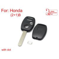 Remote Key Shell 2+1 Button for Honda 5pcs/lot