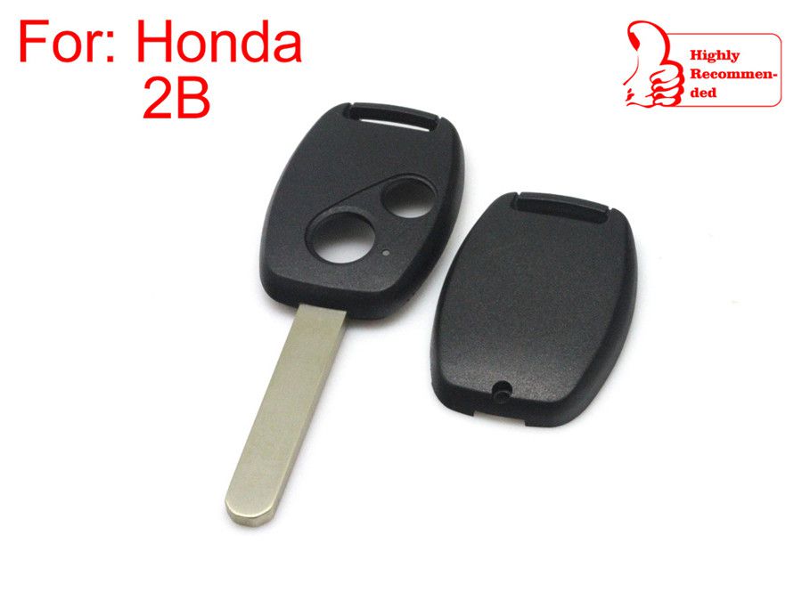 Remote key shell 2 button(without Logo and paper sticker) for Honda 5pcs/lot