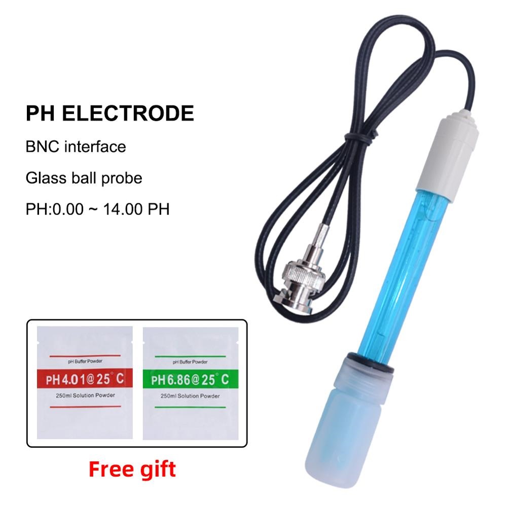 Hot PH Electrode Probe BNC Connector For Aquarium PH Controller Meter Sensor Gib With Calibration Liquid