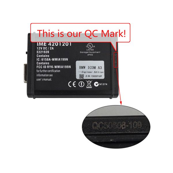 ICOM A3 Professional Diagnostic Tool for BMW Hardware V1.37 with V2015.2 Version Software Multi-Language