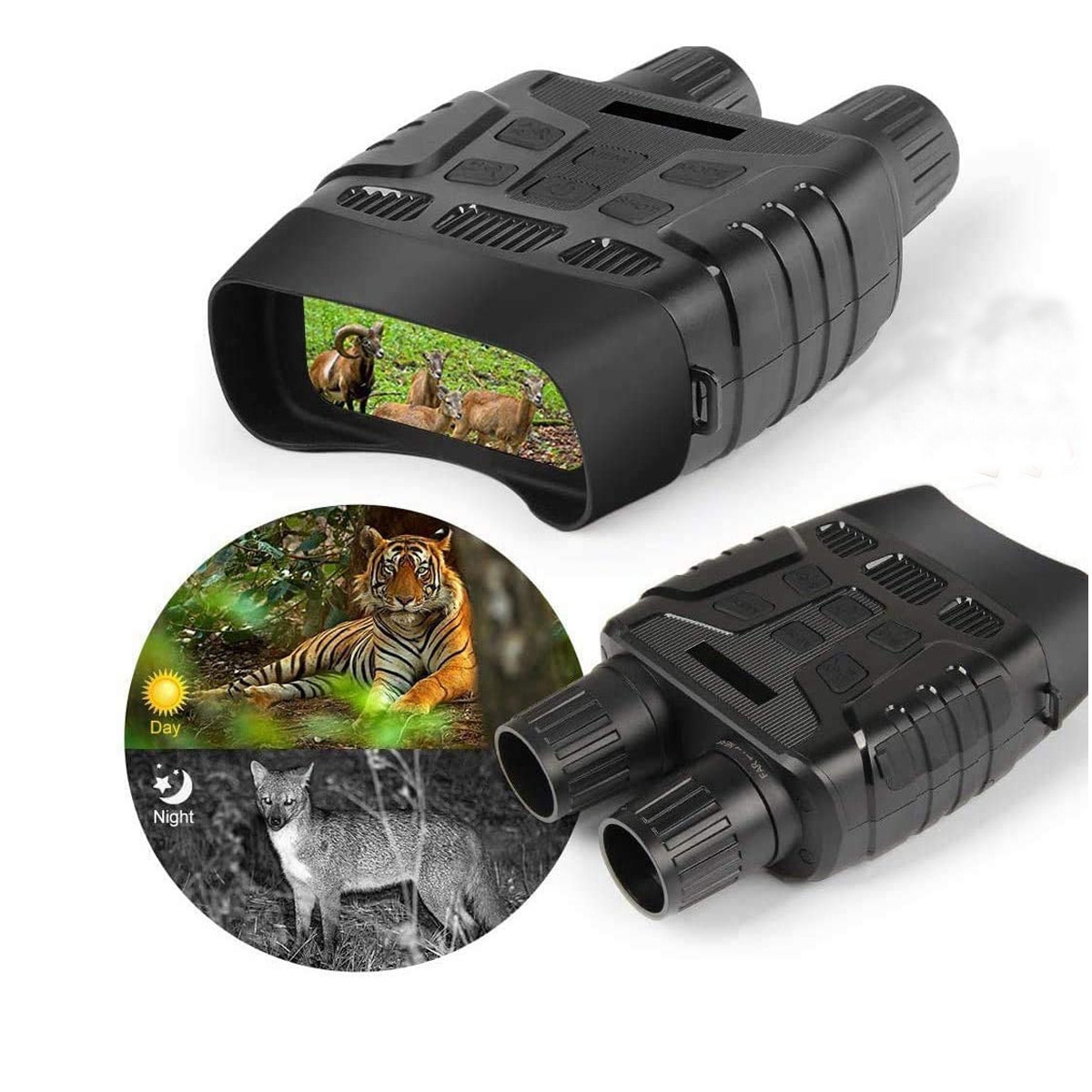 Professional Infrared Night Vision Binoculars Digital Camera Military Hunting IR Telescopes For Night Fishing With 2.31'' LCD