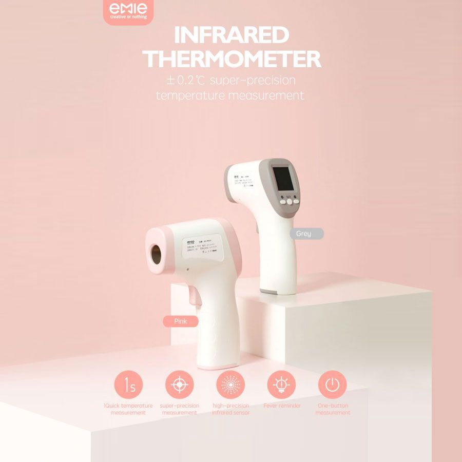 Infrared Thermometer Medical Grade ±0.2℃ Super-Precison Baby Adult Forehead Non-contact LCD IR Temperature Measurement