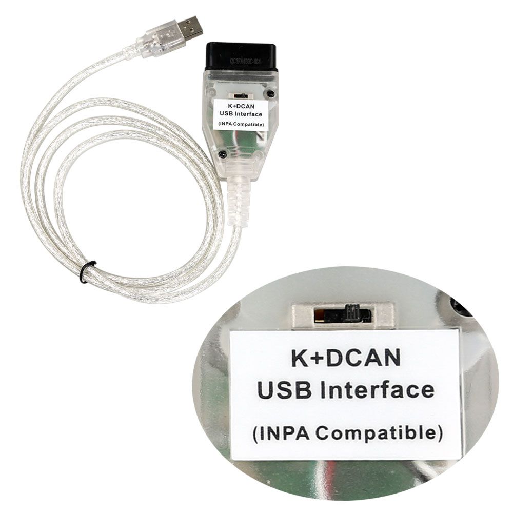 INPA K+DCAN for BMW With FT232RQ Chip with Switch