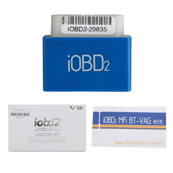 Promotion! iOBD2 Diagnostic Tool for Android/IOS for VW AUDI/SKODA/SEAT By Bluetooth