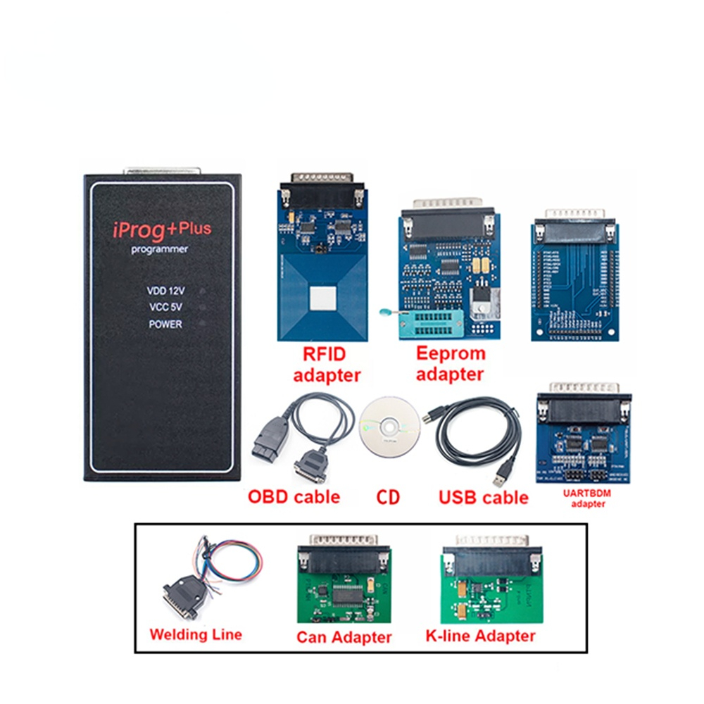 2022 iprog pro V87 Full Iprog + Plus 777 3in1 IMMO/Mileage/Airbag Reset EEPROM OBD2 Auto Key Programmer Tool