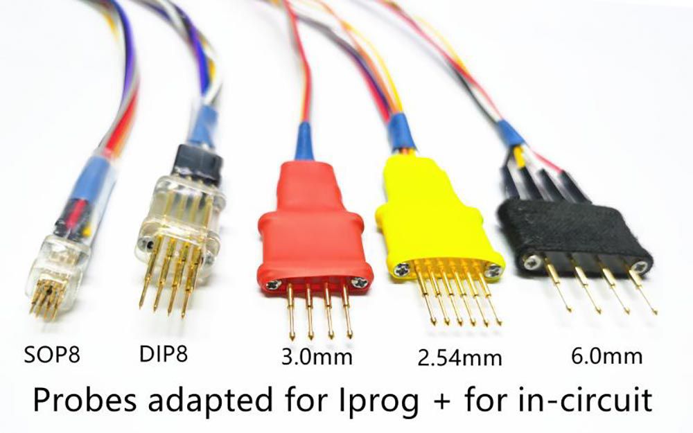 V84 iprog+ Pro Programmer with Probes Adapters for in-circuit ECU