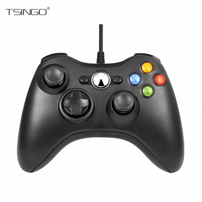 Dikdoc For Microsoft PC Windows 7/8/10 USB Wired Joypad Gamepad Gaming Controller Built-in Double Vibration Controller Joysticks