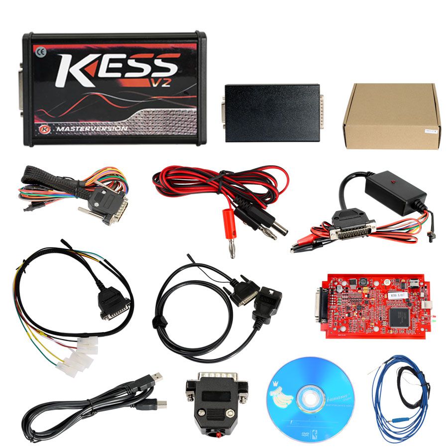 Kess V2 V5.017 SW V2.8 Red PCB Plus Ktag 7.020 SW V2.25 Red PCB EU Online Version Get Free V1.61 ECM TITANIUM  Support Online Service