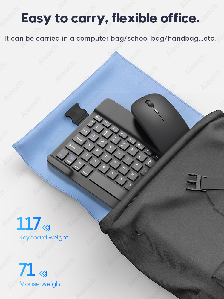Keyboard and Mouse For Phone Smartphone iOS Android Windows Wireless Bluetooth-compatible Keyboard For Tablet iPad Laptop