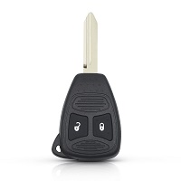 Remote Car Key Shell Fob Case For Chrysler 300C PT CRUISER For Jeep Dodge 2 Buttons Auto Uncut Key Blank Blade Cover