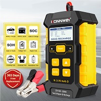 KONNWEI KW510 Full Automatic  12V Car Battery Tester Pulse Repair 5A Battery Chargers Wet Dry AGM Gel Lead Acid Car Repair Tool