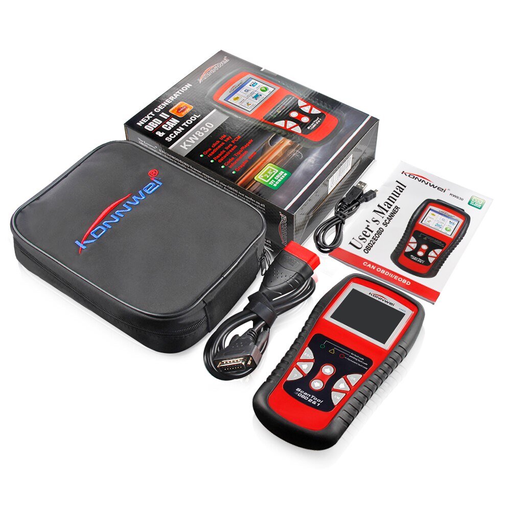 KONNWEI KW830 OBD 2 EOBD CAN Scanner Tool Auto Code Reader Odb2 Diagnostic Tool Car Scanner Tools Diagnostic Scanner  Car Tools