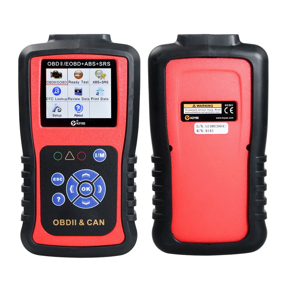 KZYEE KC501 OBD+ABS+SRS CAN SCAN TOOL