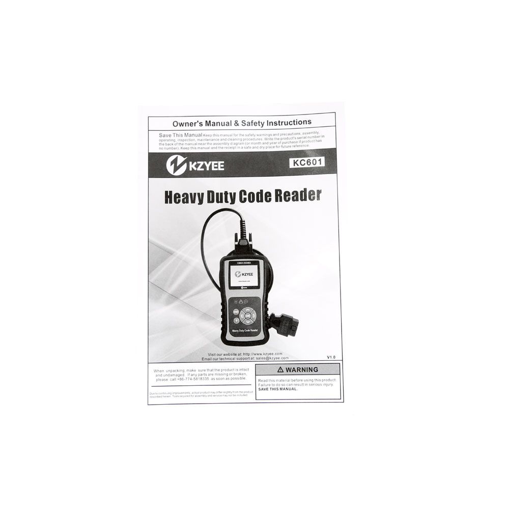 KZYEE KC601 Heavy Duty Code Reader Free Shipping