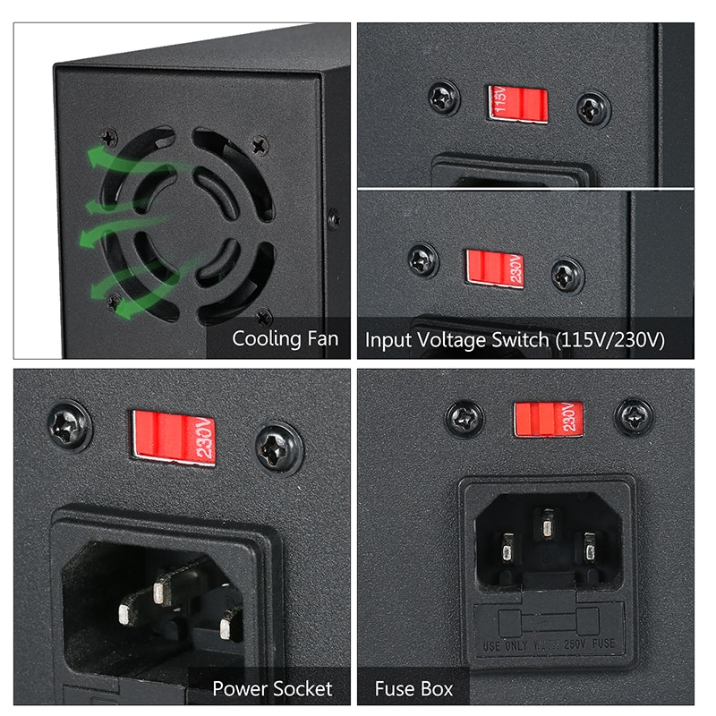 Lab DC Power Supply Adjustable DPS3010U USB LED Display Bench Switching Power Supply 30V 10A Regulator Stabilizer Source