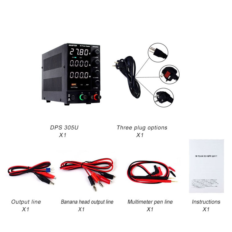 Lab DC Power Supply Adjustable DPS3010U USB LED Display Bench Switching Power Supply 30V 10A Regulator Stabilizer Source