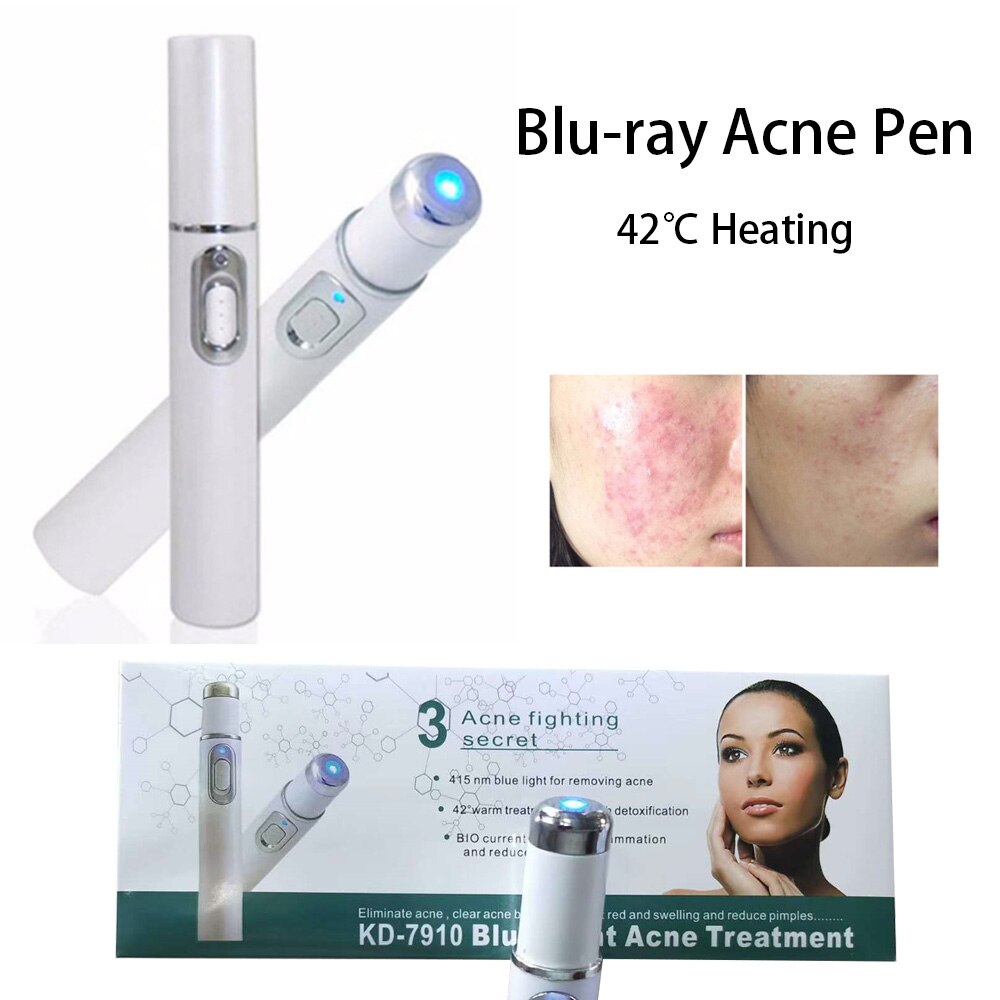 Laser Ance Pen Protable Beauty Machine Acne Treatment Aging Anti-Wrinkle Scar Remover Device Laser Blue Light Therapy Acne Pen