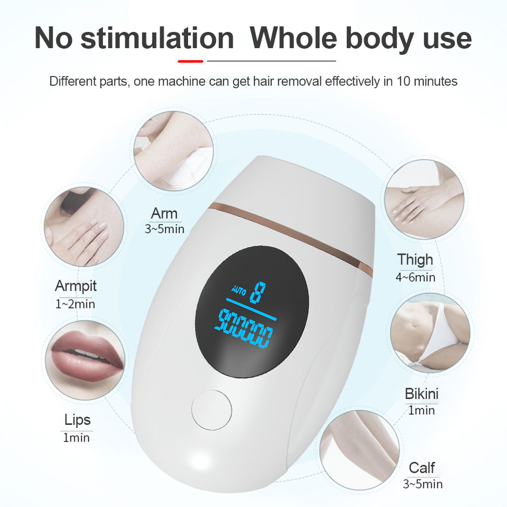 Laser Epilator 900000 Flashes Remove Hair Permanent Photoepilator Painless Depilation IpL Laser Hair Removal Epilator for Women