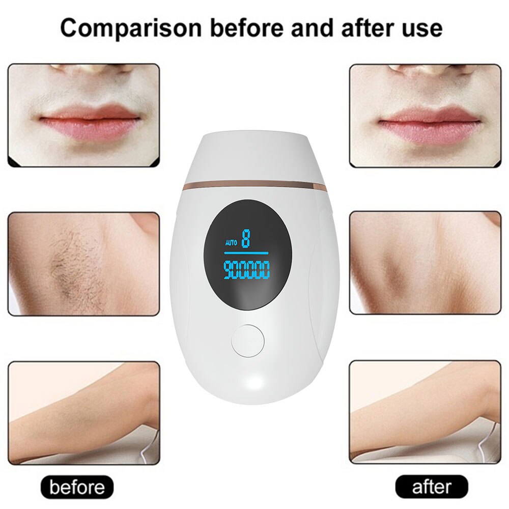 Laser Epilator 900000 Flashes Remove Hair Permanent Photoepilator Painless Depilation IpL Laser Hair Removal Epilator for Women